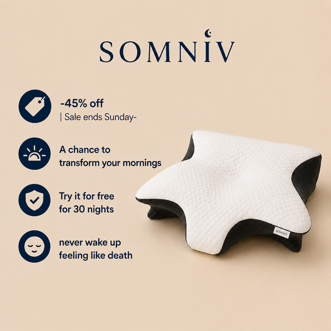 Somniv™ Recovery Pillow